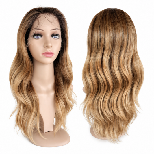 Peluca Nina – Lace Front - Libre peinado-Oncológica-Mezcla de cabello humano