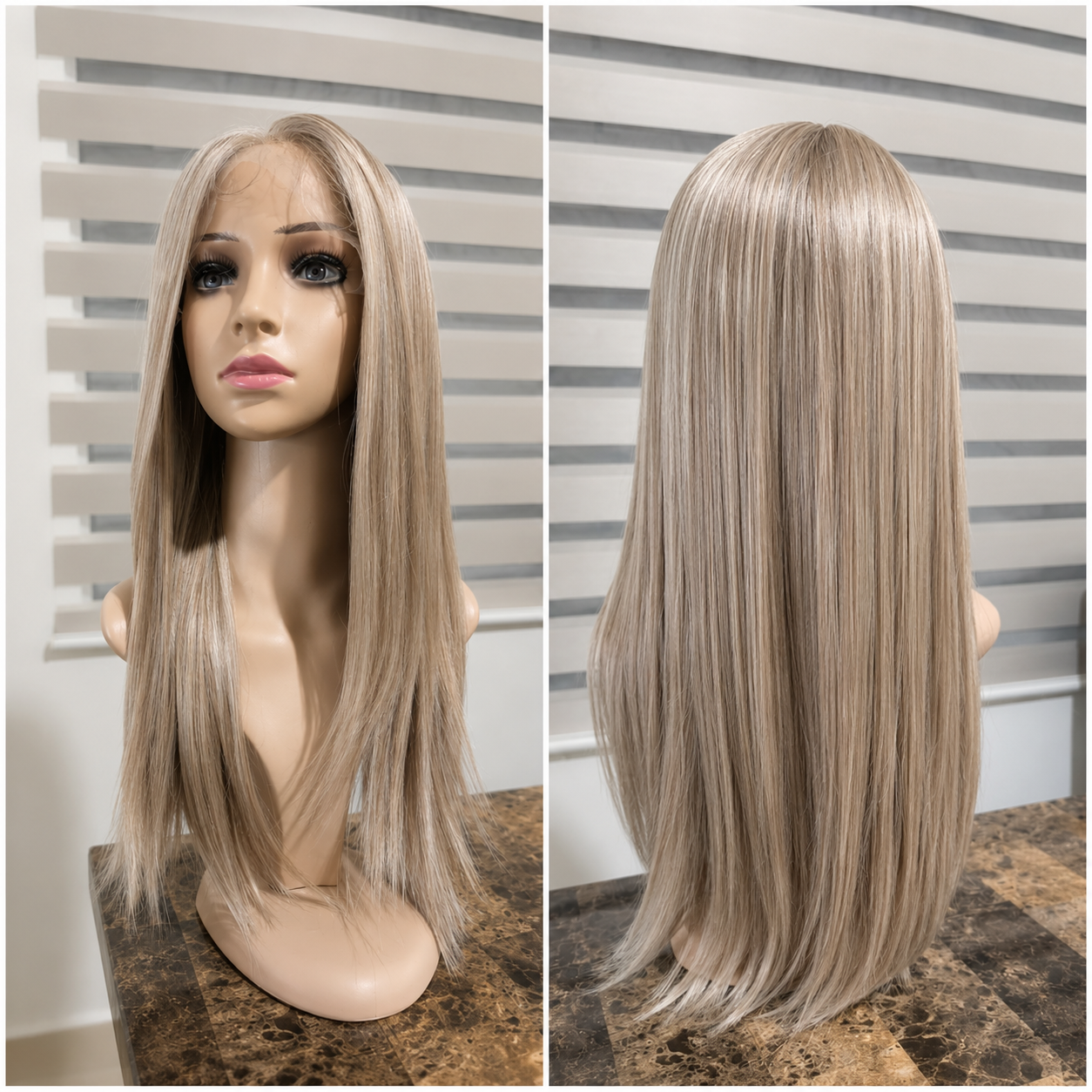 Peluca Renata – Libre Peinado - Oncológica- Mezcla de cabello Humano