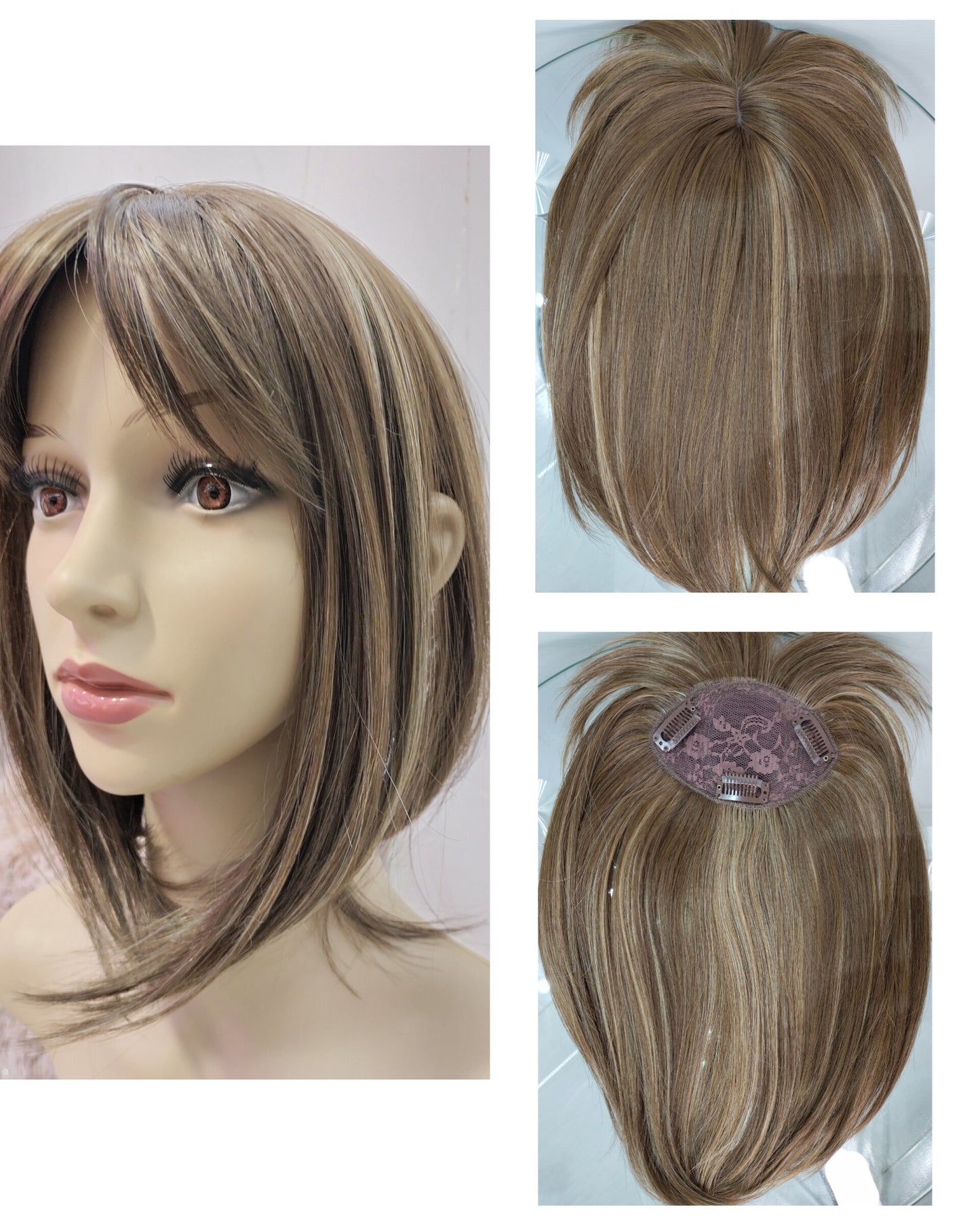 Toupe de cabello Premium variedad de tonos/Aporta volumen