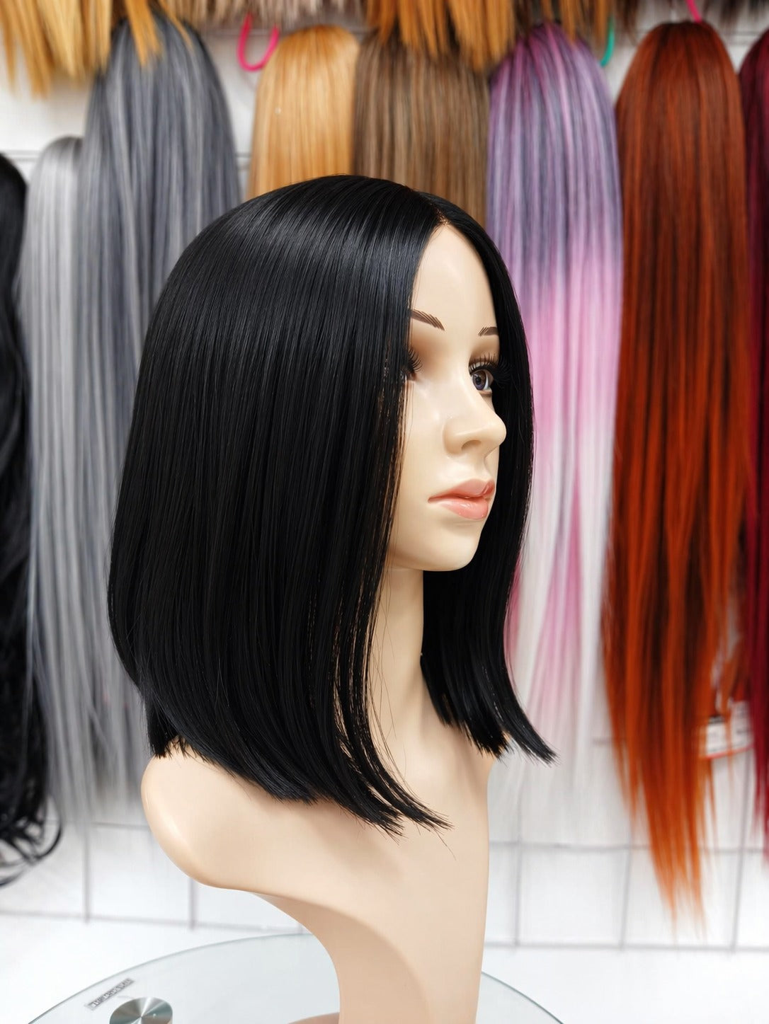 Peluca Valeria – Lets Lace- Corte Bob -Tono Negro Intenso