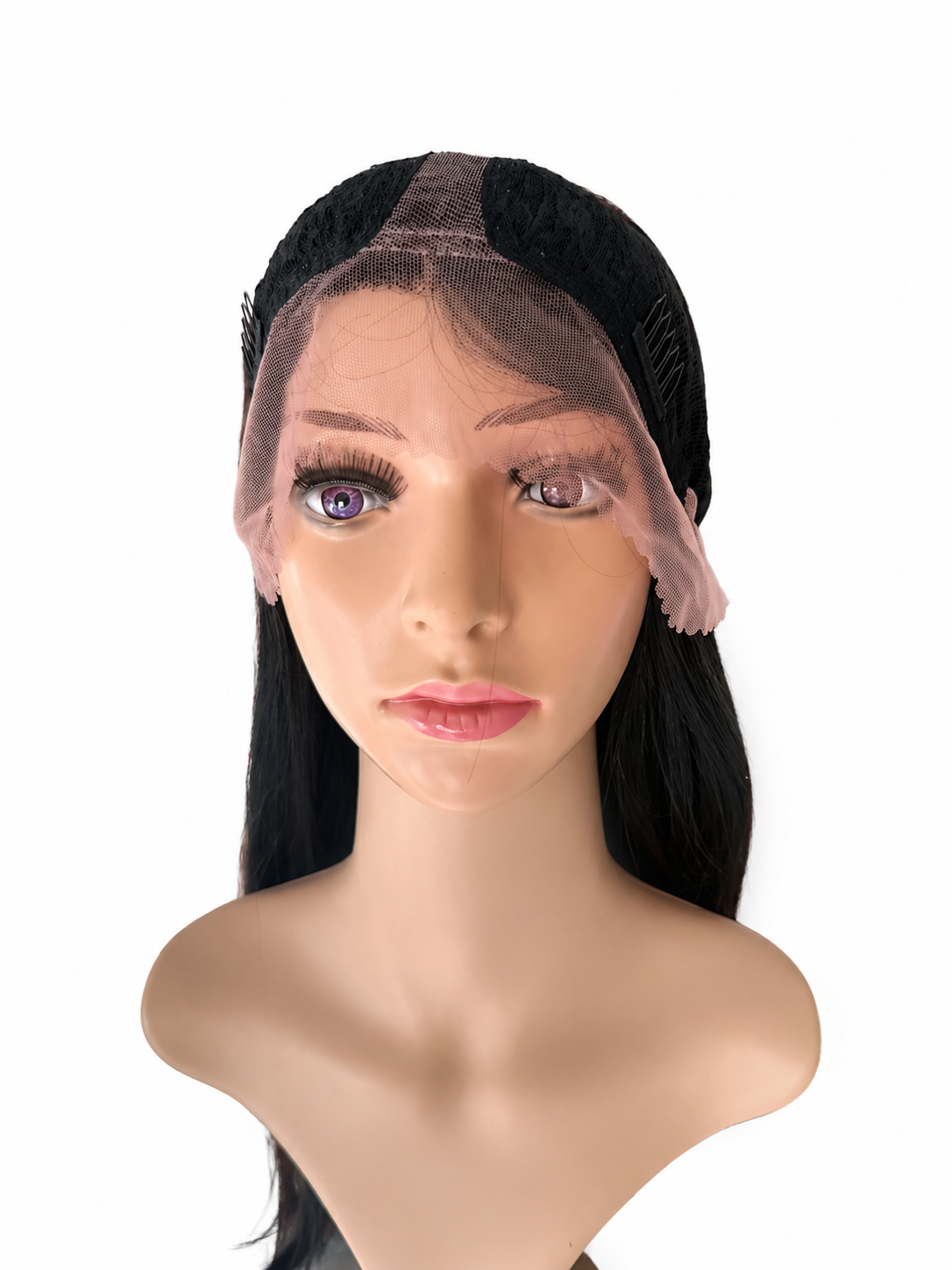 Peluca Nicolle Extra Largo - Negra Lacia Premium
