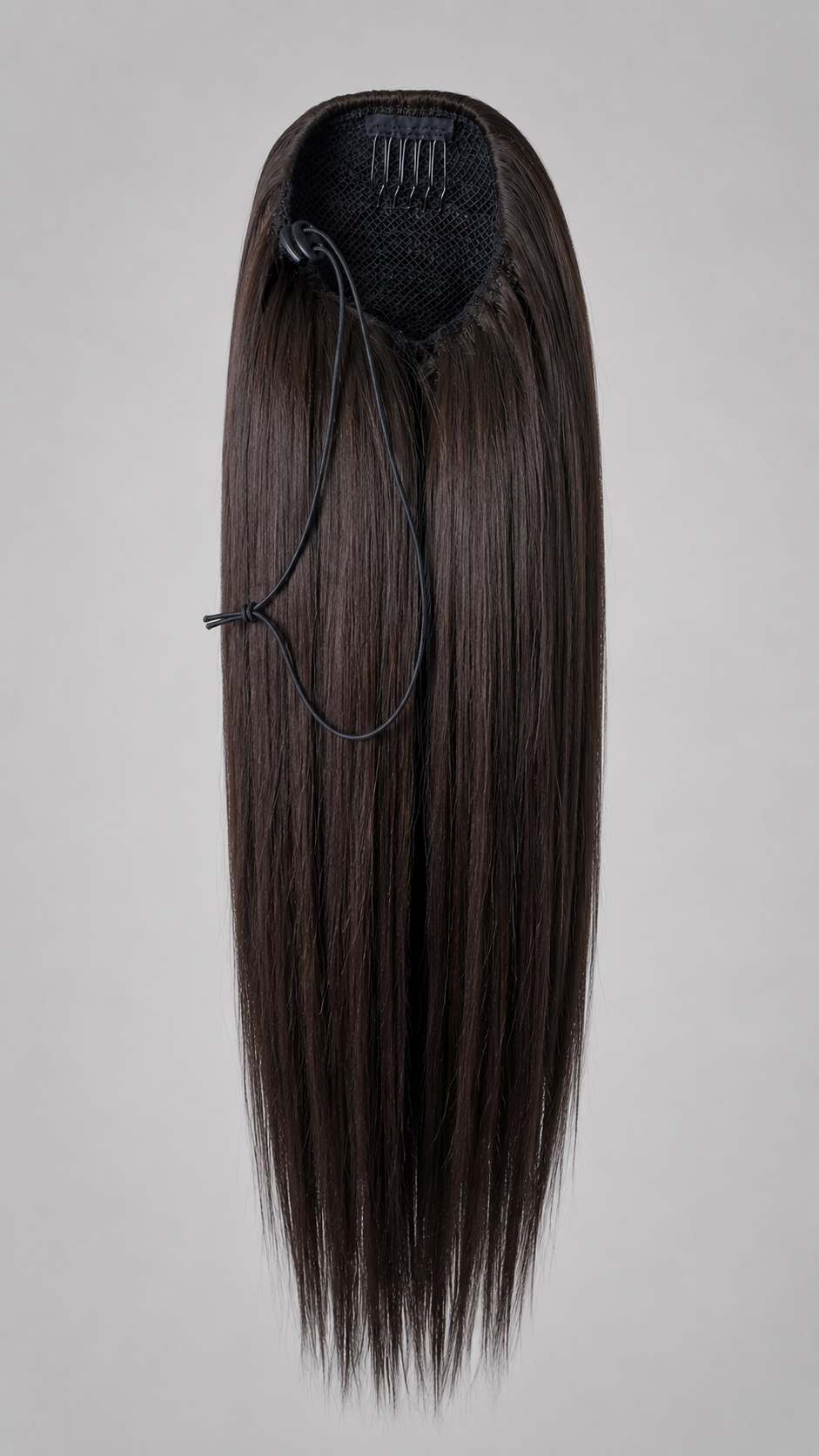 Coleta 50% cabello humano  18"Variedad de Tonos