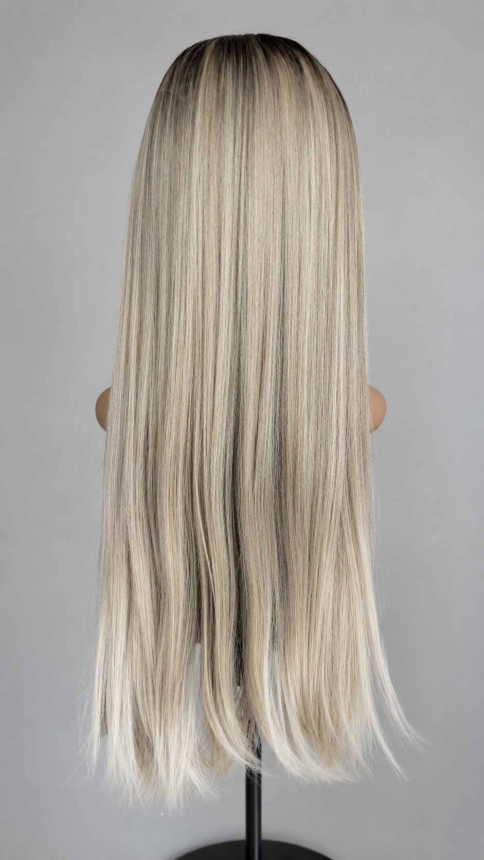 Peluca Modelo Isabel lace front 4"x4" libre peinado tono 3tt/mocha rubio cenizo