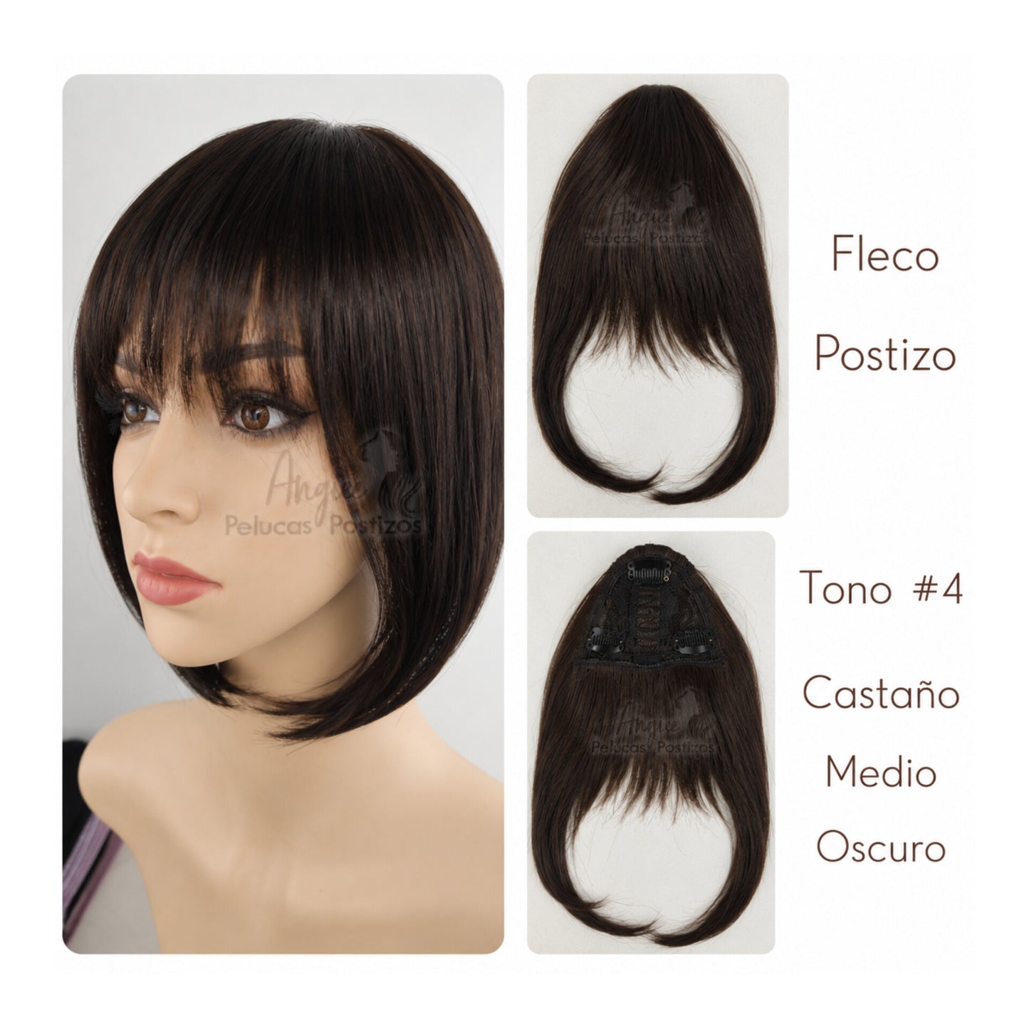 Fleco Postizo Variedad de tonos