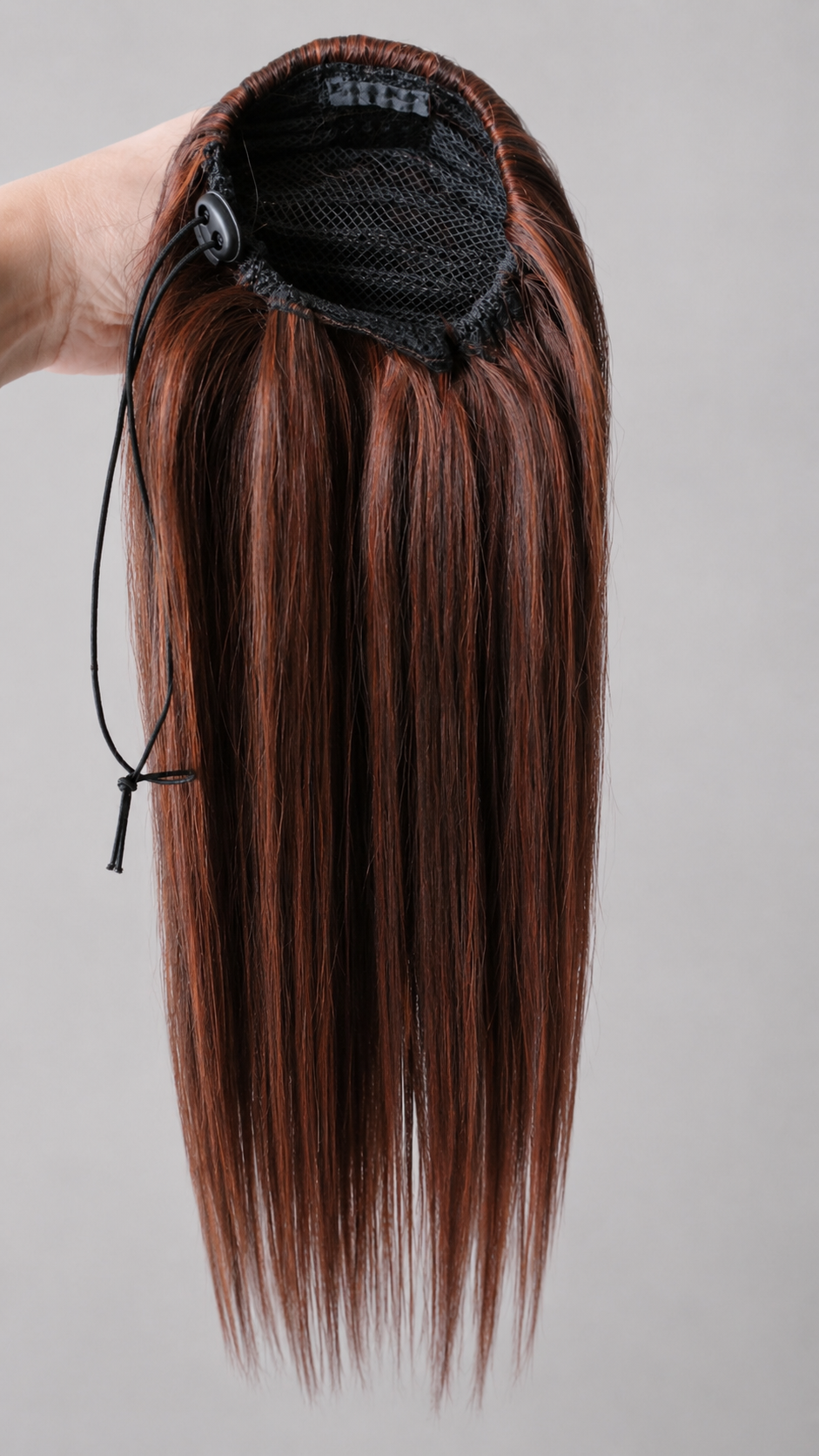 Coleta 50% cabello humano  18"Variedad de Tonos