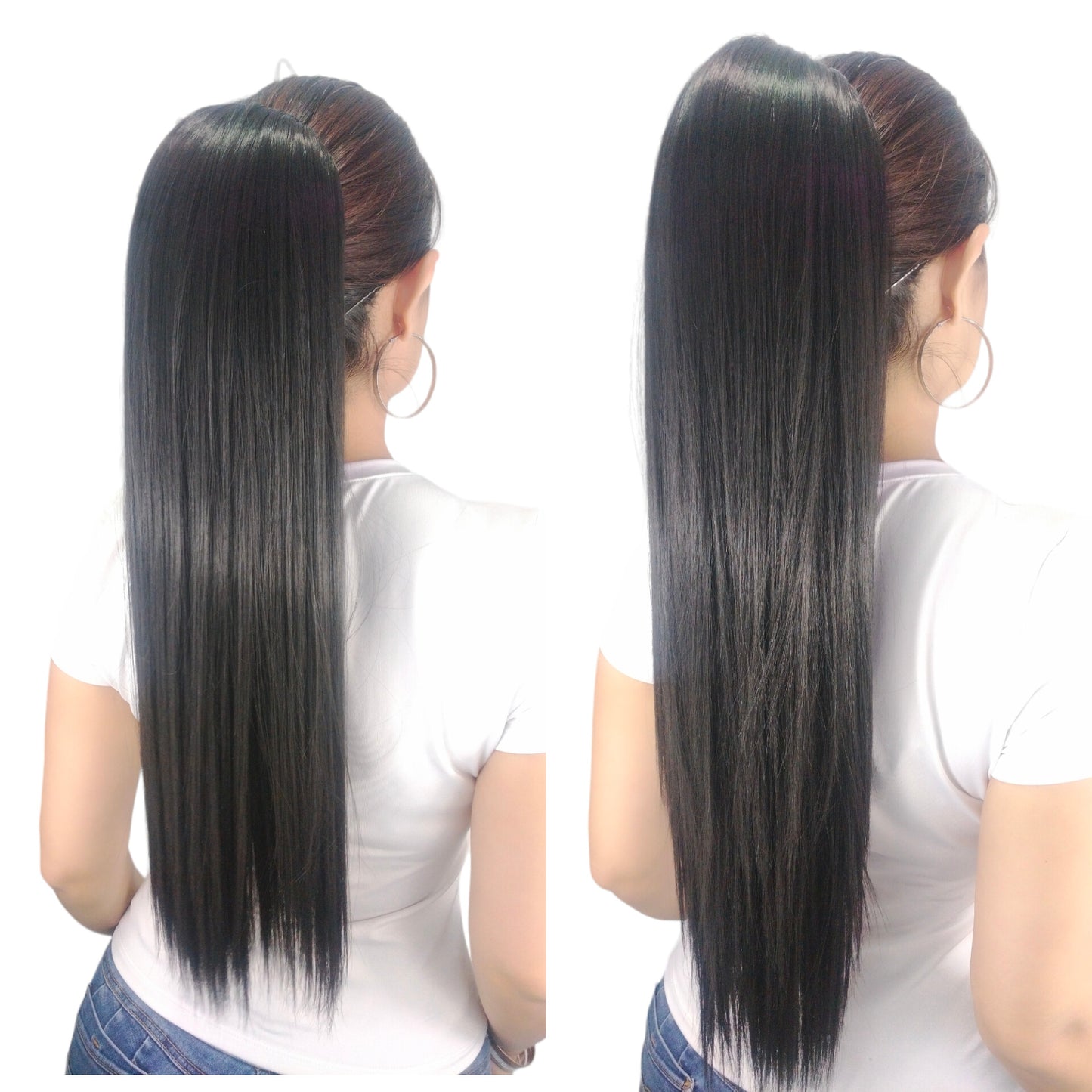 Coleta Anna Lacia 24"/26" Variedad de tonos 2 looks en 1