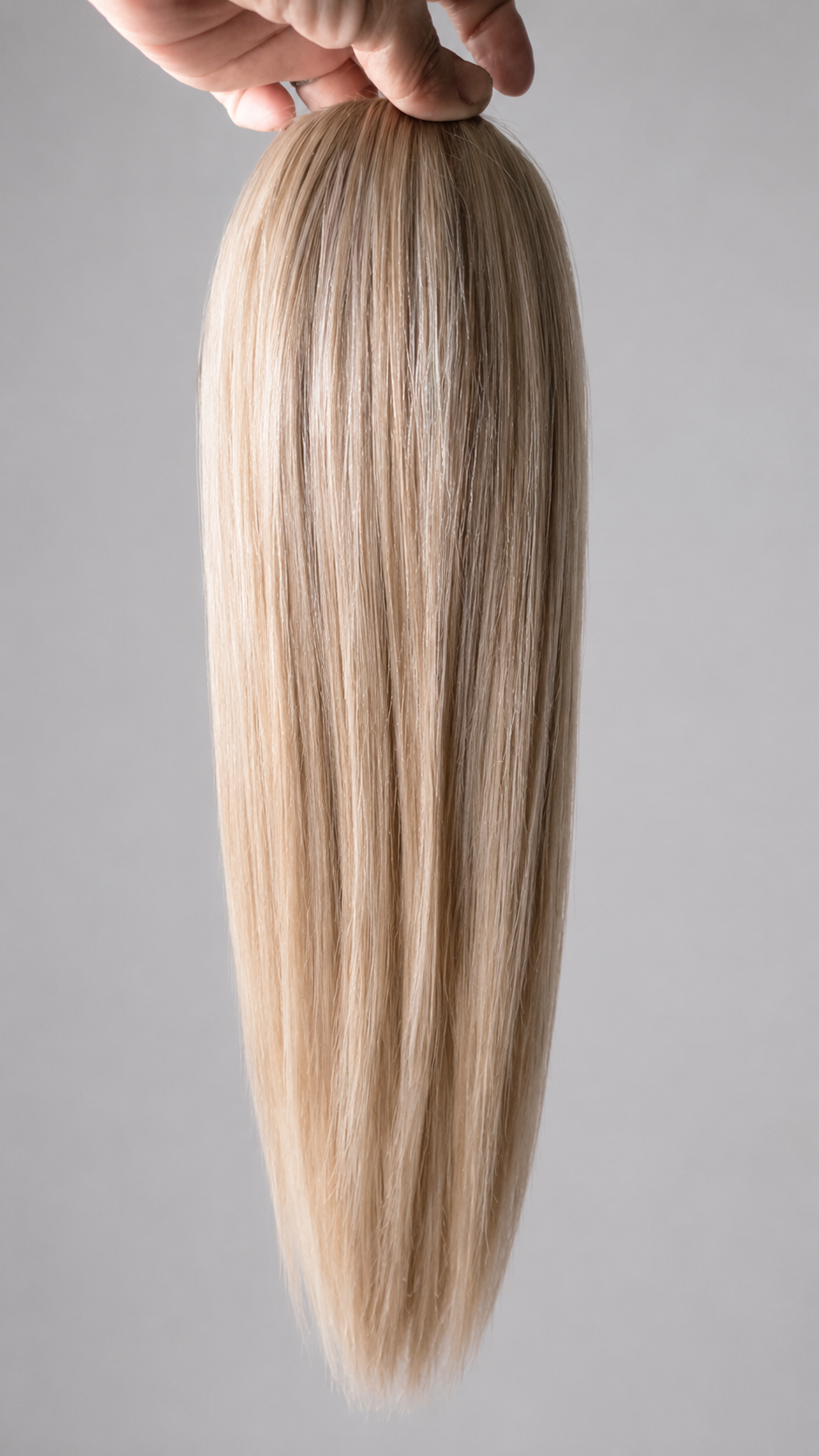 Coleta 50% cabello humano  18"Variedad de Tonos