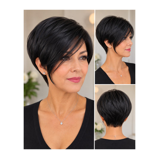 Peluca May - Corta - Estilo Natural y Elegante