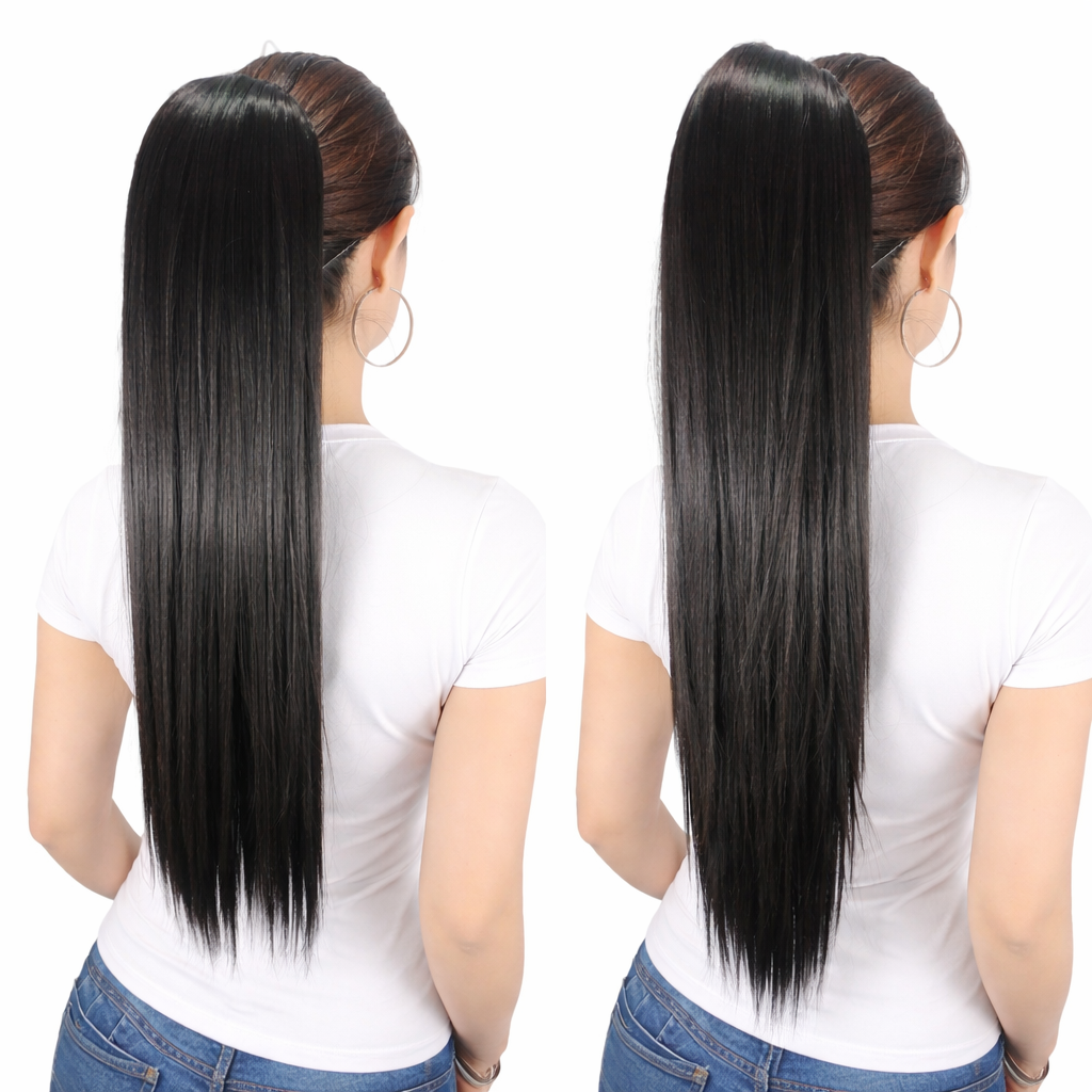 Coleta Anna Lacia 24"/26" Variedad de tonos 2 looks en 1