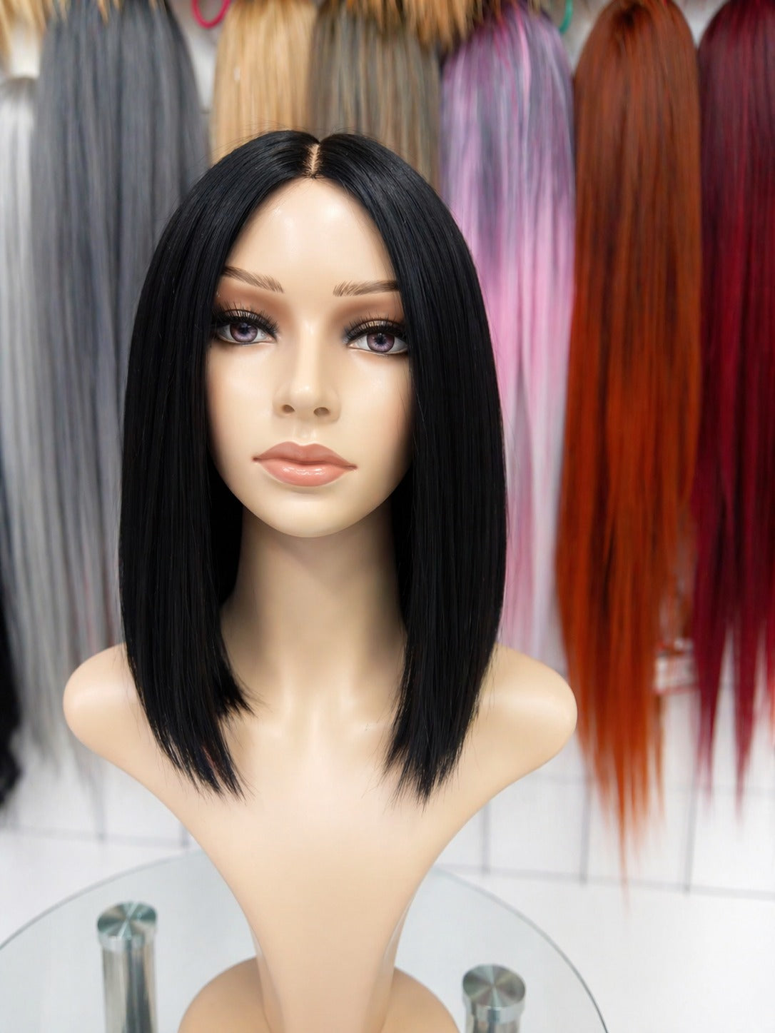Peluca Valeria – Lets Lace- Corte Bob -Tono Negro Intenso